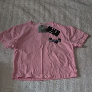 new PROLIFIC CLOTHING embroidered Crop Top Jrs S